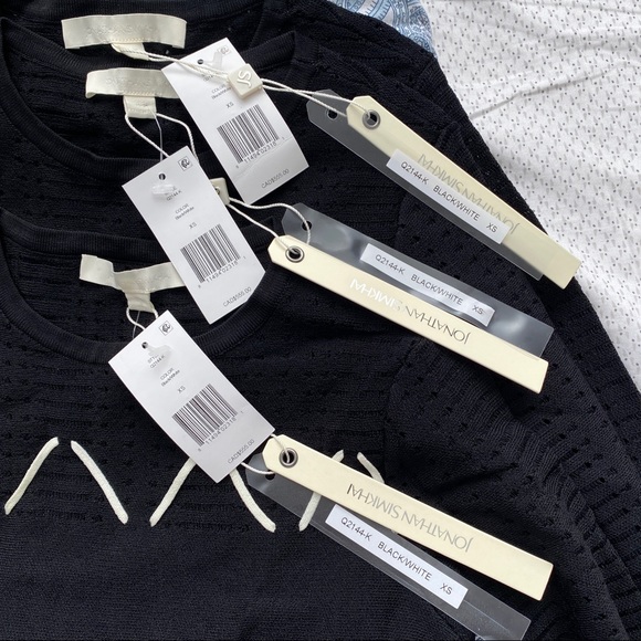 Jonathan Simkhai Knit Sweater with White Details - Picture 8 of 8